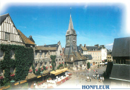 HONFLEUR LA PLACE Ste Catherine L Hostellerie LECHAT 25(scan Recto Verso)ME2682 - Honfleur