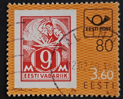 (!) ESTONIA , Estland 1998 Stamps On Stamps Mi-Nr. 334 - Used (o) - Estonie