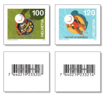 Switzerland 2024 (2/24) Sommerzeit - Été - Estate - Summe - Grillieren - MNH ** Barecode - Unused Stamps