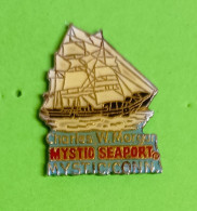 Pin's Bateau Voilier Charles W.Morgan Mystic Seaport Mystic.Conn. - Boten