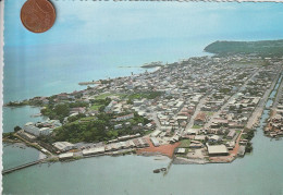 GUTANE FRANCAISE  - Carte Postale Semi Moderne De  CAYENNE Vue Aérienne - Cayenne