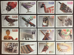 South Africa 2010 Beadwork Crafts Definitives 1st Series Set Of 16 MNH - Ungebraucht