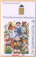 GERMANY K 967 92 Tierschutzverein München  - Aufl  3000 - Siehe Scan - K-Reeksen : Reeks Klanten