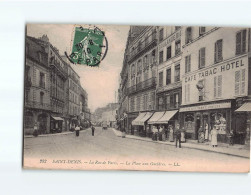 SAINT DENIS : La Rue De Paris, La Place Aux Gueldres - état - Saint Denis