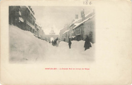 CPA Pontarlier-La Grande Rue En Temps De Neige   L2882 - Pontarlier