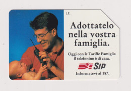 ITALY -  Father Baby And Mobile Urmet  Phonecard - Openbaar Gewoon