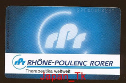 GERMANY K 886 A 92 Rhone-Poulenc Rorer - Aufl  6000 - Siehe Scan - K-Series : Serie Clientes