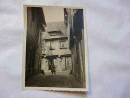 PHOTO ANCIENNE ( 11,5 X 8,5 Cm) : ORBEC (Calvados) - Scène Animée - Lugares