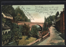 AK Trier, Blick Auf Die Napoleonsbrücke  - Trier