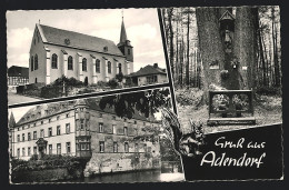 AK Adendorf / Rheinl., Kirche Und Flusspartie  - Other & Unclassified