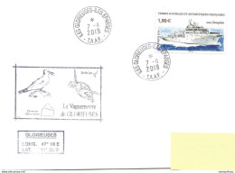 255 - 70 - Enveloppe TAAF Iles Eparses - Iles Glorieuses - Cachet Thème Tortue - Tartarughe