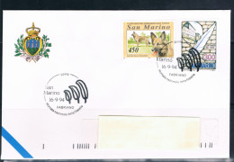 SAN MARINO 1994 - Fabriano, Giornata Nazionale Della Filatelia, Annullo Speciale. - Stamp's Day