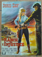 AFFICHE CINEMA FILM LE RANCH DE L'INJUSTICE DORIS DAY 1967 TBE DESSIN BELINSKY WESTERN - Affiches & Posters