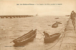 - Vendée -ref-F210- Sables D Olonne - Canots à La Dérive Pendant La Tempête - - Sables D'Olonne