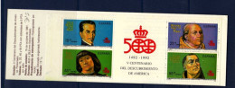 Espagne - 1991 - Carnet  - 500eme Anniversaire De La Decouverte De L'Amerique -  Neufs** - MNH - Carnets