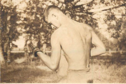 Boxing Vintage Photography Boxeur Posing - Deportes