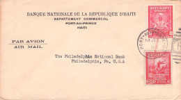 HAITI - AIR MAIL 1951 PORT-AU-PRINCE - PHILADELPHIA / 7074 - Haiti