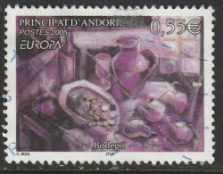 ANDORRA FRANCESA, USED STAMP, OBLITERÉ, SELLO USADO, EUROPA CEPT - Otros & Sin Clasificación