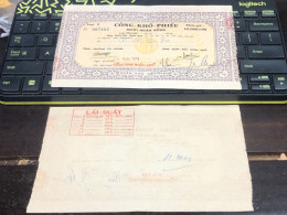 VIET NAM SOUTH PUBLIC DRY BOND BANK CHEC KING-10 000$00/1974-1 PCS - Viêt-Nam