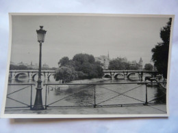 CARTE PHOTO 75 PARIS - PONT DES ARTS - Puentes