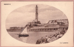 Cartolina Genova Disegno Della Lanterna - Non Viaggiata - Genova (Genua)