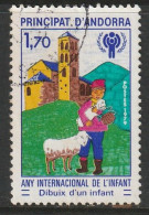 ANDORRA FRANCESA, USED STAMP, OBLITERÉ, SELLO USADO, - Altri & Non Classificati