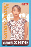 Japan Telefonkarte Japon Télécarte Phonecard -  Girl Frau Women Femme - Publicité