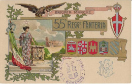 55° REGGIMENTO FANTERIA 1900 ILLUSTRATORE LA LOMIA - Regimente