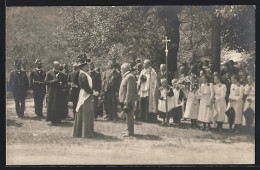 Foto-AK Hall B. Admont, Einweihung Der Maria Theresienbrücke Im Jahr 1908  - Otros & Sin Clasificación