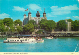 Navigation Sailing Vessels & Boats Themed Postcard London Tower River Thames Pleasure Cruise - Segelboote