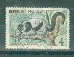 MADAGASCAR - N°358 Oblitéré. Lémuriens. Protection De La Faune. - Madagascar (1960-...)