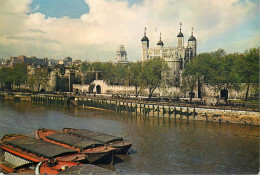 Navigation Sailing Vessels & Boats Themed Postcard London Tower River Thames Pleasure Cruise Transport Barges - Segelboote