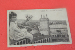 Udine Visto Dal Castello 1915 + Timbro 145 Reggimento Fanteria Stato Maggiore - Udine