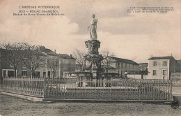 ARDECHE  BOURG SAINT ANDEOL Statue De Dona Vierna De Baladuno - Bourg-Saint-Andéol