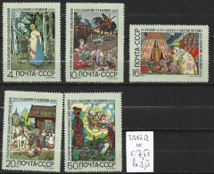 RUSSIE 3548 à 52 ** Côte 7.50 € - Unused Stamps