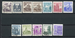 AUTRICHE - 1957  Yv. N° 869AA à 873AE Sauf 873AD (5s,5) Papier Gris  * / (o)  20g à 6s Cote  8,4  Euro  BE - Used Stamps