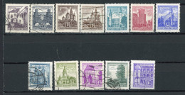 AUTRICHE - 1957  Yv. N° 869AA à 873AE Sauf 873AD (5s,5) Papier Gris  * / (o)  20g à 6s Cote  8,4  Euro  BE - Usati