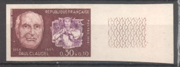 Paul Claudel YT 1553 De 1968 Sans Trace De Charnière - Zonder Classificatie