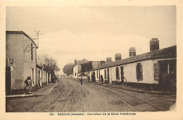 - Vendée -ref-F204- Bouin - Carrefour De La Belle Andalouse - Ligne De Tramway - Edit. Riviere Bureau N° 501 - - Autres & Non Classés