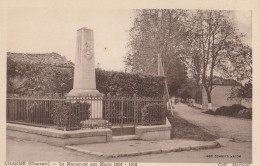 CHARME  EN CHARENTE  LE MONUMENT AUXMORTS 1914 18   CLICHE PAS CONNU - Other & Unclassified