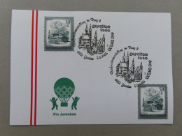 Österreich Pro Juventute - Mit Sonderstempel 7. 6. 1985 Garsten, Briefmarkenausstellung Im Rang 8 (Nr.1255) - Autres & Non Classés