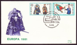 Belgique, FDC, Enveloppe Du 2 Mai 1981 à Erembodegem " Europa " - 1981-1990