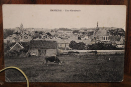 CPA AK 1910's Vue Générale Mamers Sarthe Animée Voyagée - Mamers