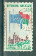 MADAGASCAR - N°363 Oblitéré. Anniversaire De L'admission Aux Nations Unies. - Madagascar (1960-...)