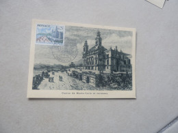 Monaco - Casino De Monte-Carlo Et Terrasses - 0f.25 - Carte Premier Jour D'Emission - Année 1966 - - Used Stamps