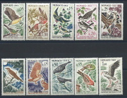 Monaco N°581/90** (MNH) 1962 - Faune "Oiseaux" - Neufs