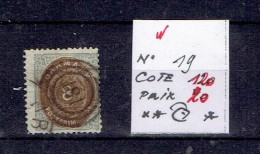 DANEMARK NR 19    1864   COTE 120€ - Used Stamps