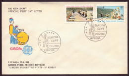 Turquie, FDC, Enveloppe Du 29 Juin 1981 à Lefkosa " Europa " - Sonstige & Ohne Zuordnung