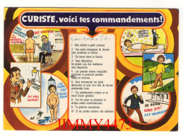 CPM - HUMOUR En 1980 - Curiste, Voici Tes Commandements ! - Création R. Allouin - Imp. Combier Macon - Humour