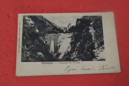 Udine Tarcento La Cascata Di Crosis 1903 Ed. Morgante - Udine